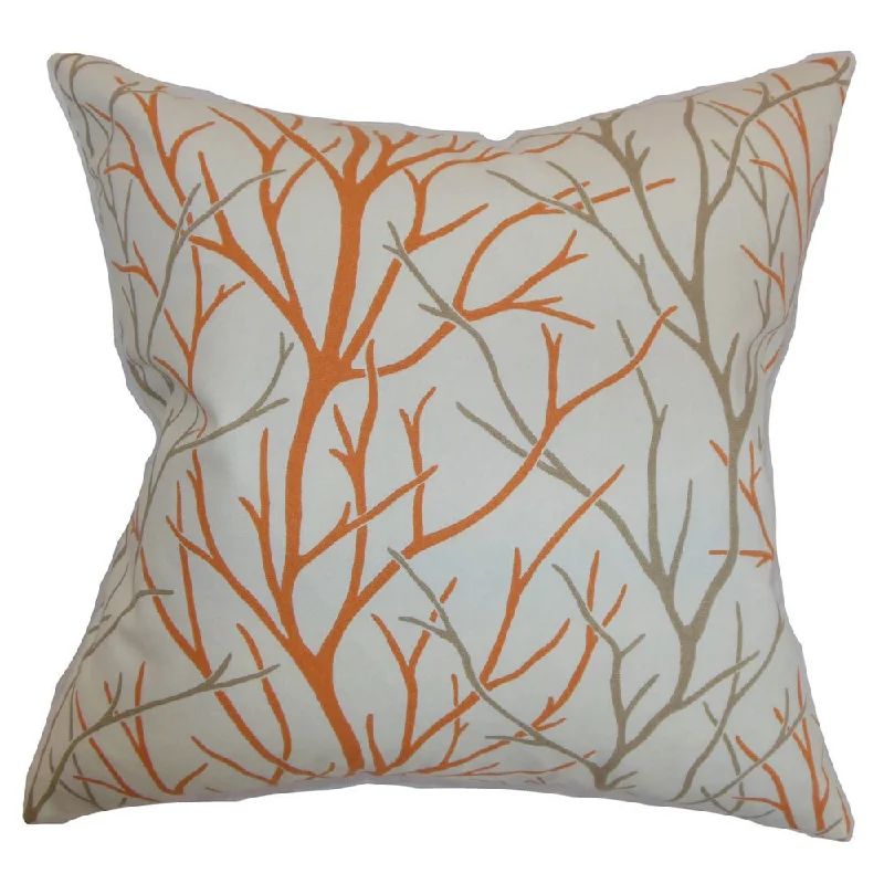 Fderik Trees Euro Sham Tangerine