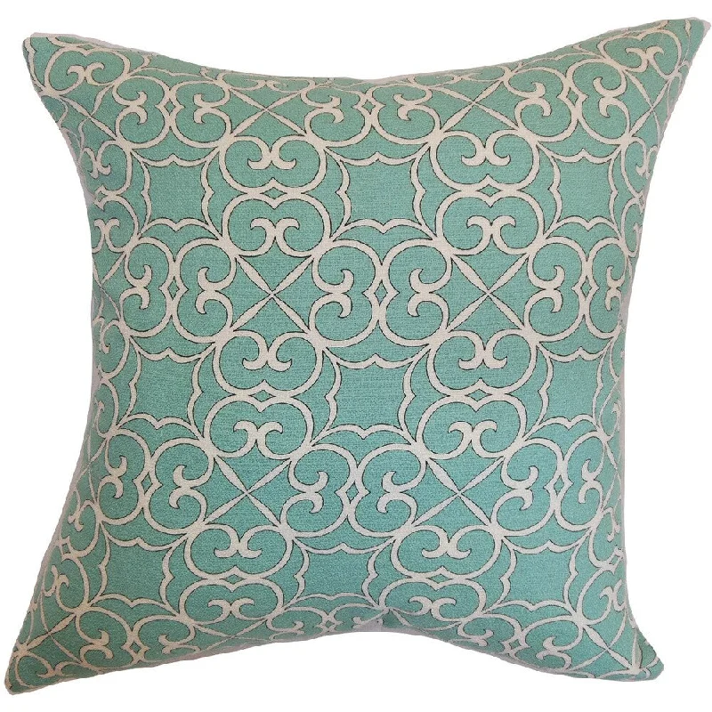 Ileouen Geometric Euro Sham Aqua