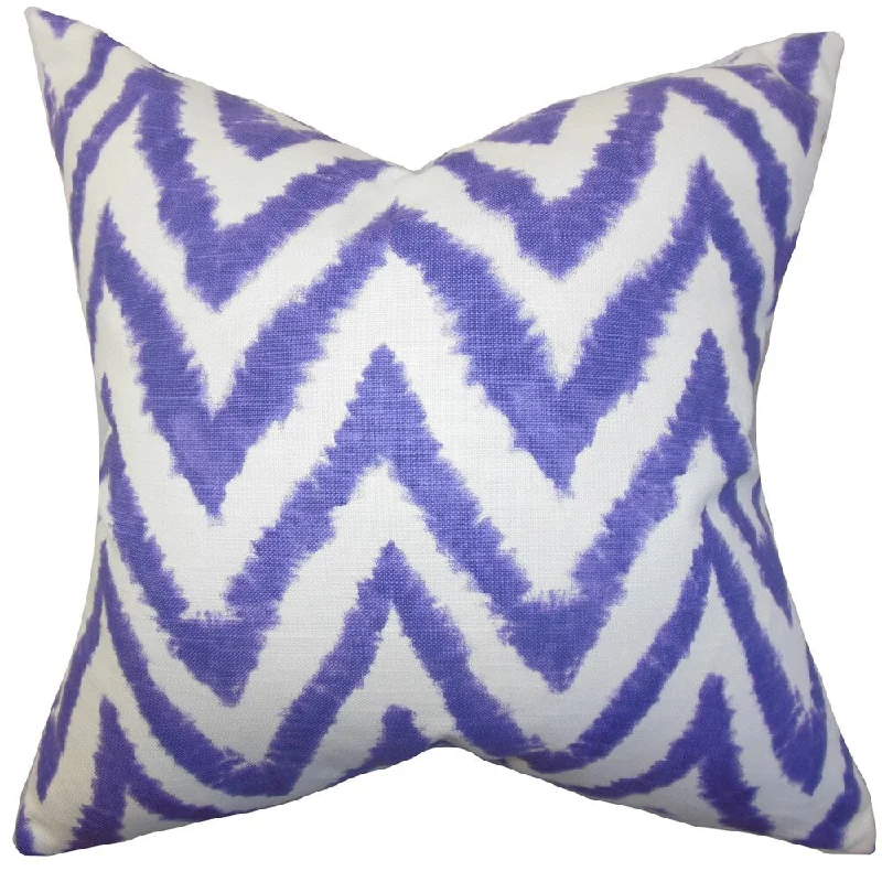 Kingspear Zigzag Euro Sham Purple