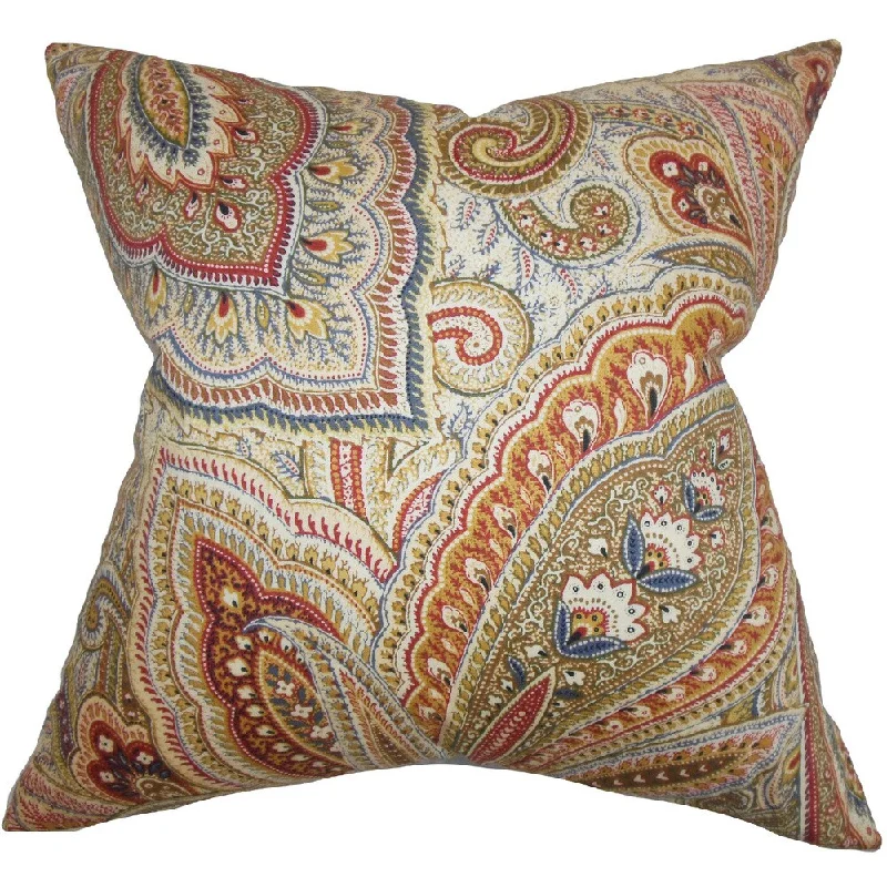 Lalage Paisley Euro Sham Multi