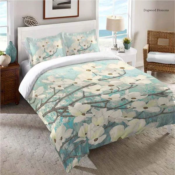 Laural Home Flowering Dogwood Blossoms Standard Sham