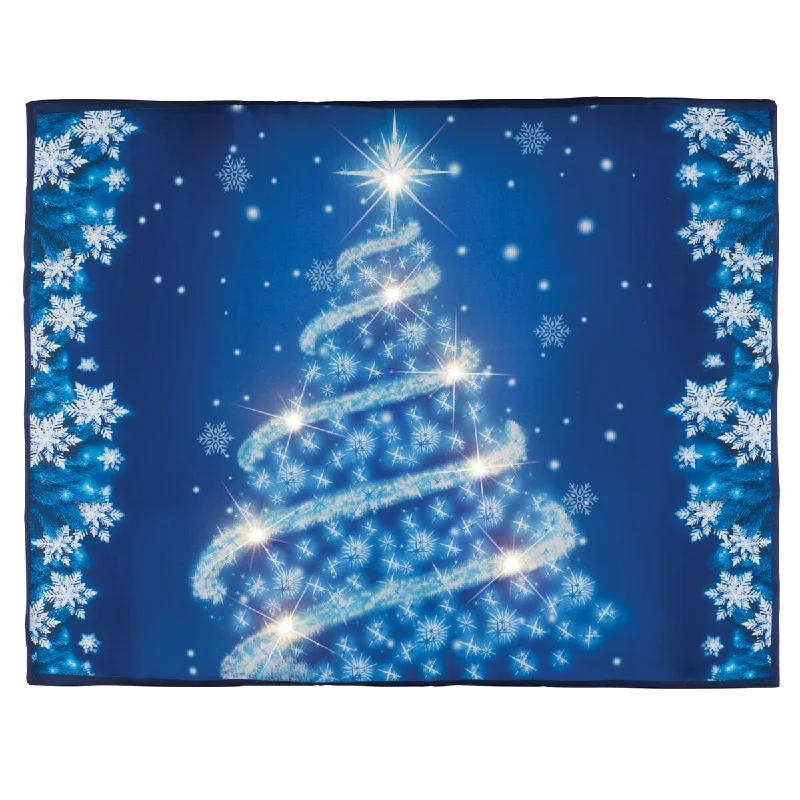 Lighted Snowflake Sham Set