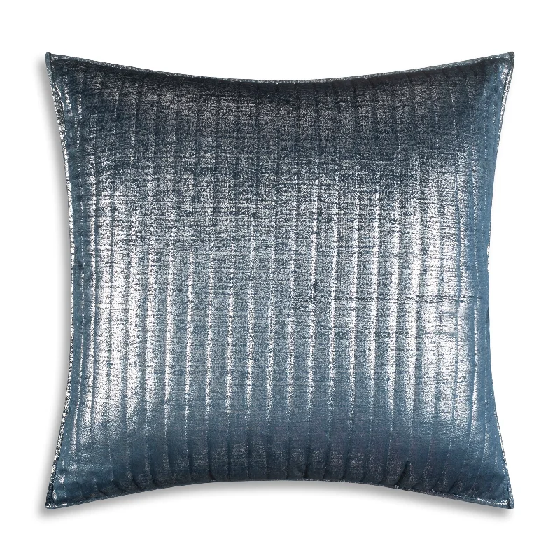 Maya Navy Silver Euro Sham