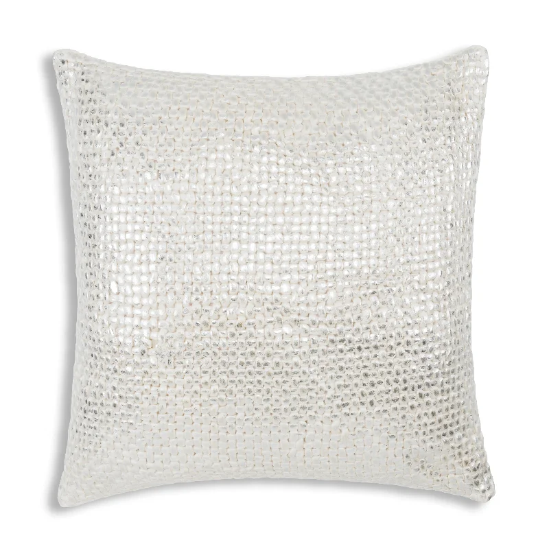 Mica Silver Euro Sham