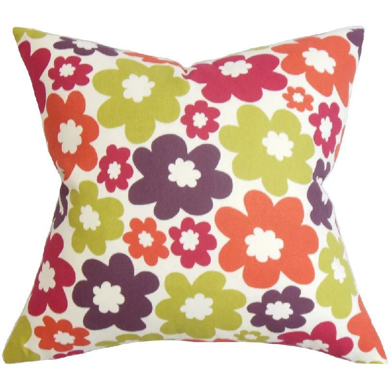 Quilla Floral Euro Sham Purple