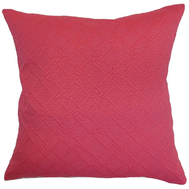 Rafai Solid Euro Sham Pink