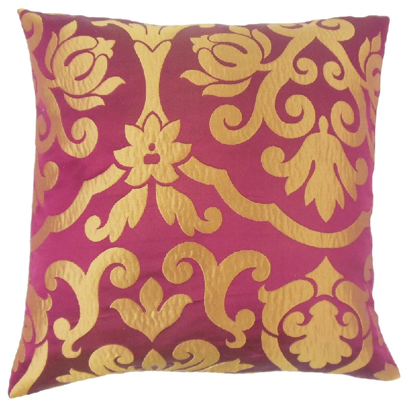 Sahalie Damask Euro Sham Gold