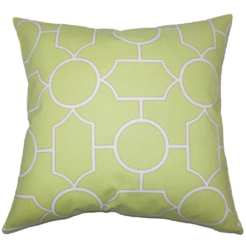 Umed Geometric Euro Sham Peridot