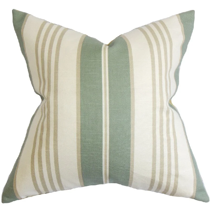 Vigee Stripes Euro Sham Green