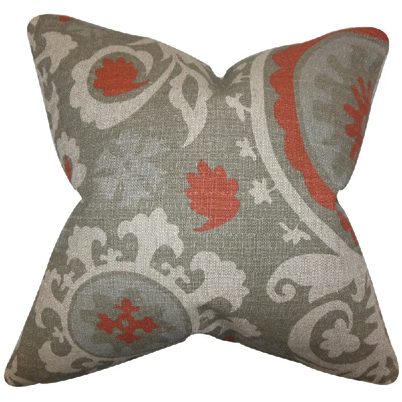 Wella Floral Euro Sham Gray