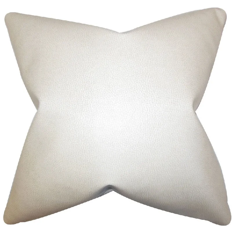 Xen Solid Euro Sham White