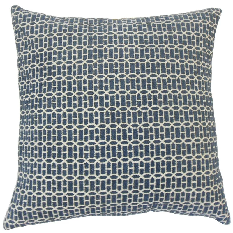 Yancy Geometric Euro Sham Lapis